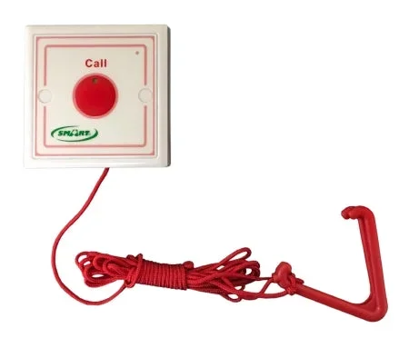 Smart Caregiver CALL BUTTON, WIRELESS W/PULL CORD F/ALARM LIGHT SYSTEM – 2017-CB-R1