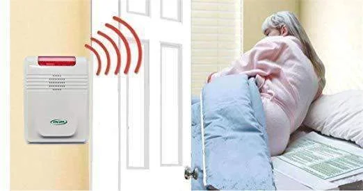 Smart Caregiver Wireless Bed Alarm and Bed Pad -Alarm in Patient’s Room Not Necessary!