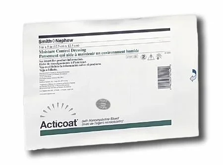 Smith & Nephew Acticoat 7 Silver Dressing 6 X 6 Inch Square Sterile – 20241