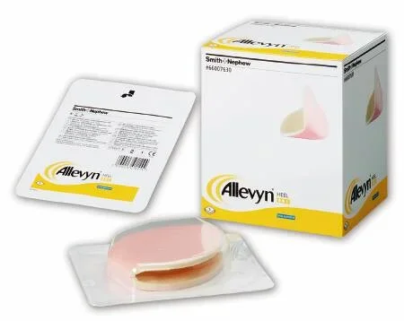 Smith & Nephew Allevyn Foam Dressing 4-1/2 X 5-1/2 Inch Heel Cup Style Non-Adhesive without Border Sterile – 66007630