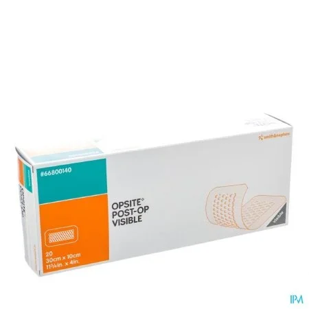 Smith & Nephew OPSITE* Post-Op Visible Absorbent Wound Dressing 30 X 10 cm – 66800140