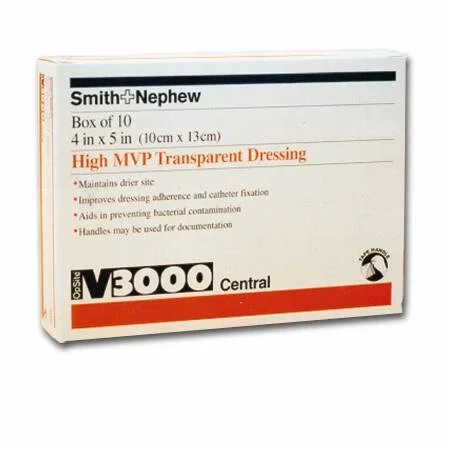 Smith & Nephew Opsite Transparent Film Dressing OpSite Rectangle 5-1/2 X 4 Inch 2 Tab Delivery Without Label Sterile – 4975