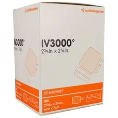 Smith & Nephew Catheter Dressing IV3000™ 1-HAND DELIVERY 2-3/8 X 2-3/4 Inch, 100/BX, 9BX/CS - Image 2