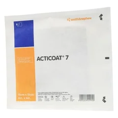 Smith & Nephew Silver Dressing Acticoat Flex 3 4 x 4 Square, 12 EA/BX - Image 2