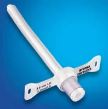 Smiths Medical Bivona Hyperflex Extra Length Tracheostomy Tube Fixed Neck Flange Size 8 Uncuffed – 60AFHXL80