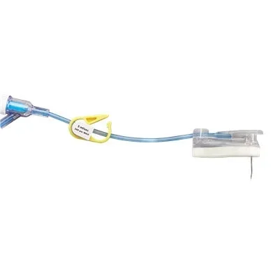 Smiths Medical Deltec Gripper Plus Power P.A.C. Huber Needle 20 Gauge 3/4 Inch Safety Needle – 21-3465-24