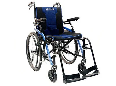 So Lite, Super Lightweight Folding Wheelchair, Blue Frame – 43-3361