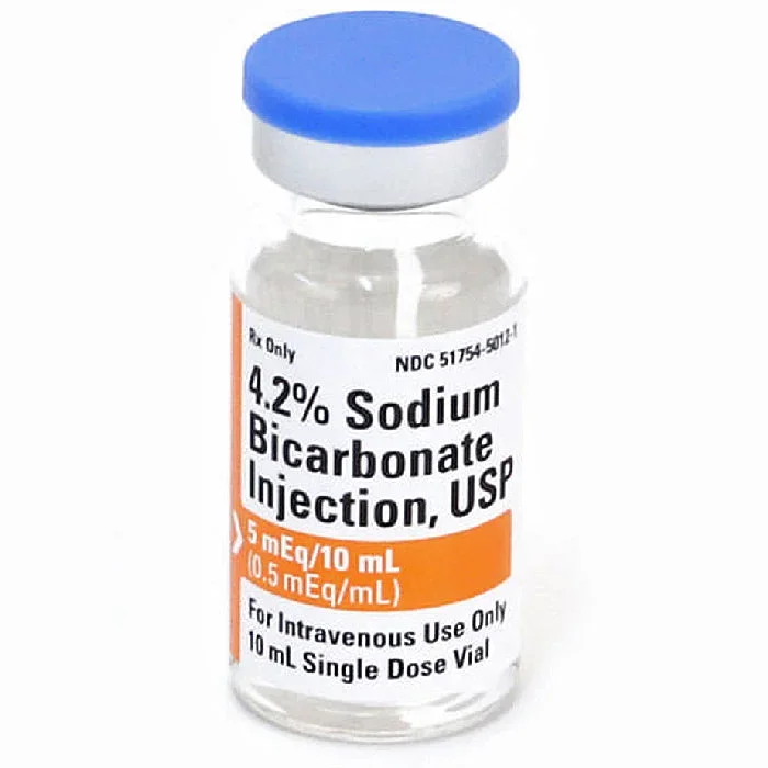 Sodium Bicarbonate 4.2% Injection Single-Dose Vials 10 mL x 25/Box (RX)