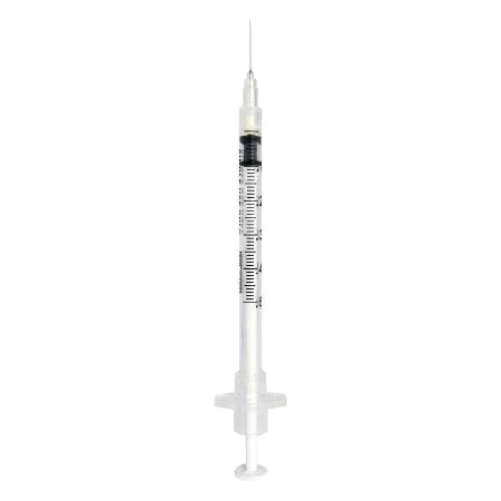 Sol-Millennium Medical Sol-Care Tuberculin Syringe with Needle 0.5 mL 27 Gauge 1/2 Inch Attached Needle Retractable Needle – 100090I