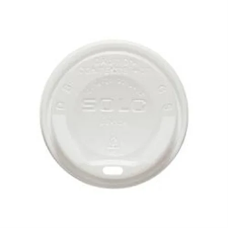 Solo Cup Gourmet Lid Lid White, Polystyrene, Sip Hole, Hot Applications – LGXW2-0007