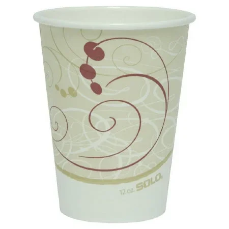 Solo Cup Solo Drinking Cup 12 oz. Symphony Print Paper Disposable – 412SM-J8000