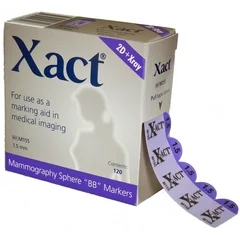 Solstice Medicine Company Mammography Nipple Marker Xact Purple 1.5 mm Diameter BB 1/2 X 1 Inch NonSterile
