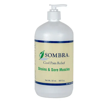 Sombra Cool Pain Relief – Strains and Sore Muscles, 32 oz Pump – 11-0928