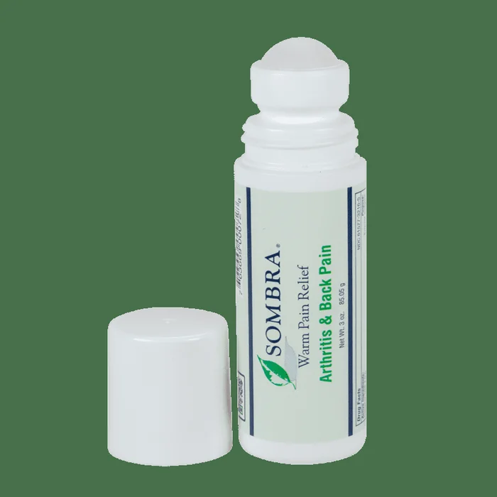Sombra® Warm Pain Relief – Arthritis & Back Pain, 3 oz Roll-on – 11-0921