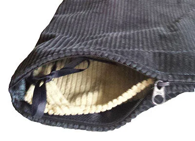 Sommerfly, Sleep Tight Weighted Blanket Cover, Navy Blue Corduroy, Small – 13-4116