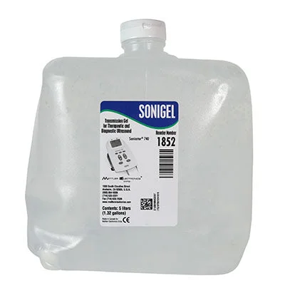 Sonigel Ultrasound couplet, 5 liter bottle, case of 4 – 13-1202-4