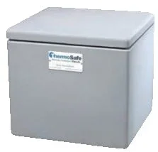 Sonoco Protective Solutions Thermosafe Dry Ice Storage / Transport Chest ThermoSafe 13-1/2 X 14-1/16 X 15 Inch Gray Polyethylene 19.8 Liter, 50 lbs. Dry Ice – 304