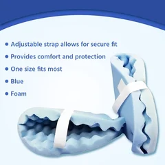 Span America Heel Protector One Size Fits Most Blue, 20 EA/CS - Image 3