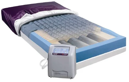 Span America PressureGuard Easy Air Bed Mattress System Low-Air-Loss / Alternating Pressure 80 X 35 X 7 Inch – L8035-29