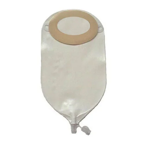 Special Nu-Flex Oval C Drain Pouch 1-1/4″ x 2″ Opening Flush Cut Convex, Roll-Up