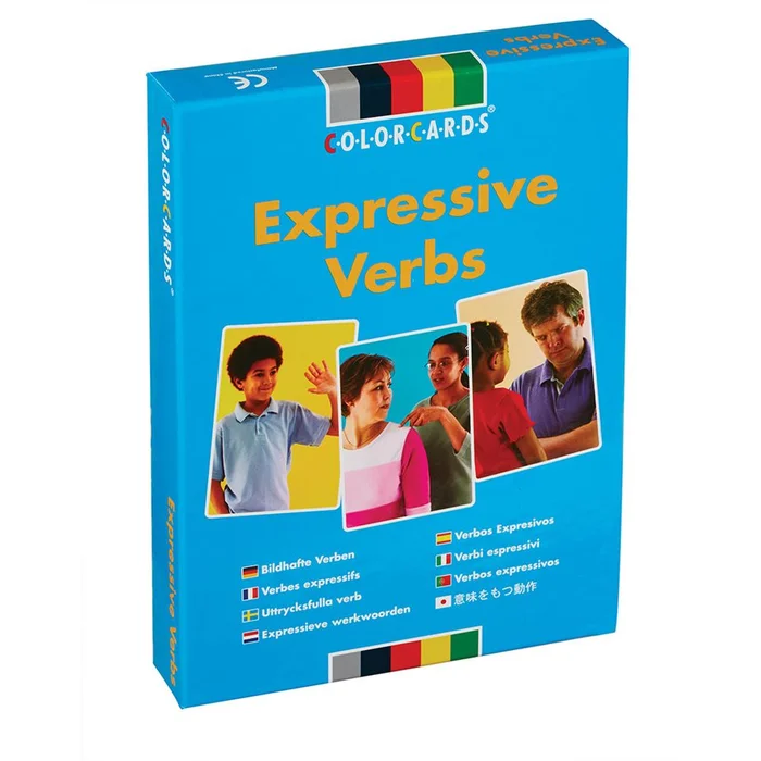 Speechmark ColorCards Expressive Verbs ColorCards, Expressive Verbs – 82189