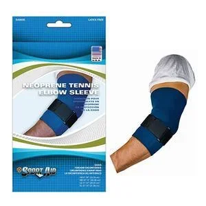Sport Aid Neoprene Elbow Brace, Small, Blue