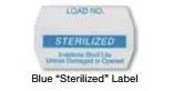 SPS Medical Supply Pre-Printed Label Advisory Label LOAD NO./STERILIZED/Indefinite Shelf Life/Unless Damaged or Opened Blue 2 X 9.5 Inch – SRL-012-B