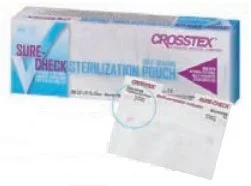 SPS Medical Supply Sure-Check Sterilization Pouch EO Gas / Steam 5-1/4 X 15 Inch Transparent Self Seal Film – SCL5152
