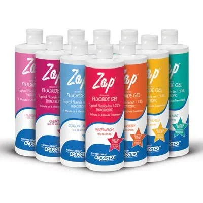 SPS Medical Supply ZAP Fluoride Gel 16 oz. Mint Flavor – UFGADF