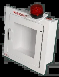 Standard Semi-Recessed AED Cabinet, Large