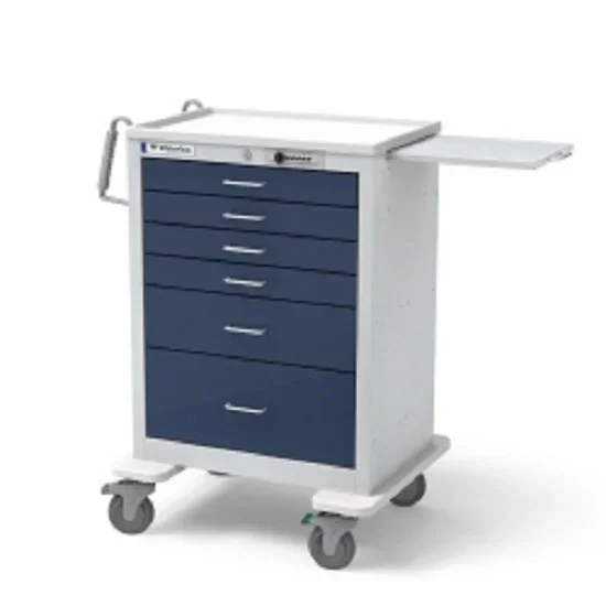 Stanley Security Solutions Anesthesia Cart 6.2 X 14.5 X 21 Inch White – 63-6DW