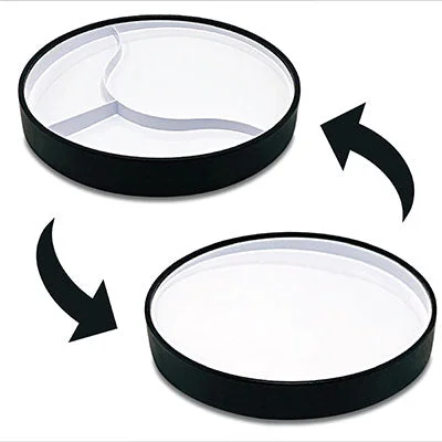 STAYnEAT Plate, Divided Suction, Slope n Scoop Dish, Large, White, Each – 62-0181W