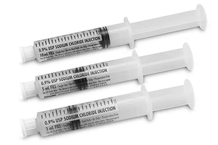 Stericare Solutions 10mL Prefilled Saline Flush Syringe