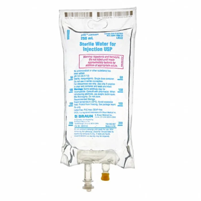 Sterile Water for Injection USP, 250 ml