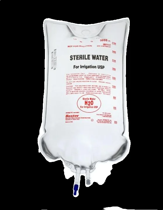 Sterile Water for Irrigation, USP, 3000 mL UROMATIC Plastic Container