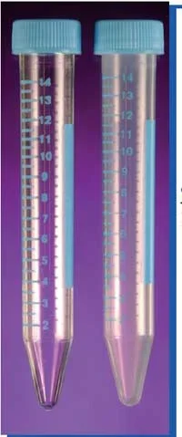 Stockwell Scientific Centrifuge Tube Conical Bottom Plain 22 X 120 mm 15 mL Blue ScrewCap Polystyrene Tube – 3215P