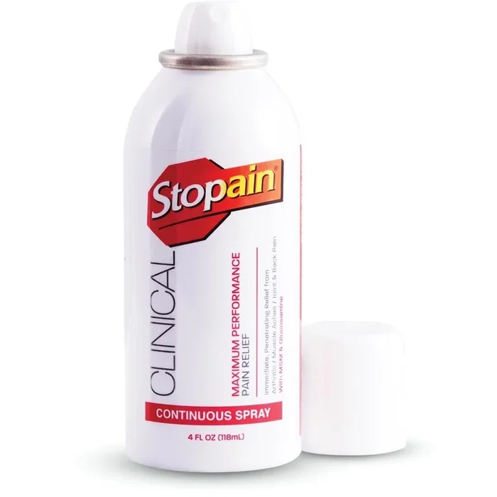Stopain Clinical Topical Analgesic 360° Continuous Spray 4 fl. oz.