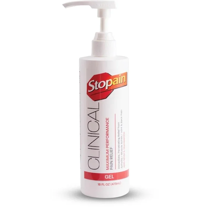 Stopain Clinical Topical Analgesic Gel 16 oz. Pump