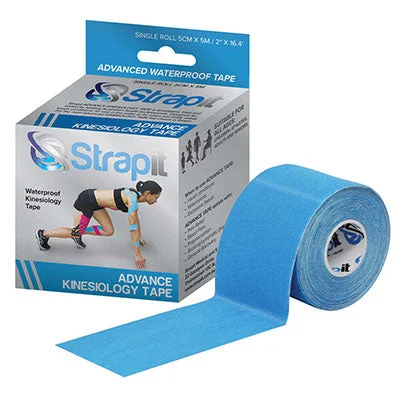 Strapit Advance Kinesiology Tape, 2 in x 5.5 yds, Blue – 24-0153