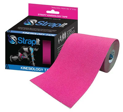 Strapit Kinesiology Tape, 4 in x 5.5 yds, Pink – 24-0138