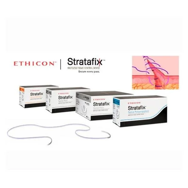 Stratafix Spiral Monocryl Plus Suture 2-0 18″ TCS/PCL25 Mnflmnt CT2 Undyd 12/Bx