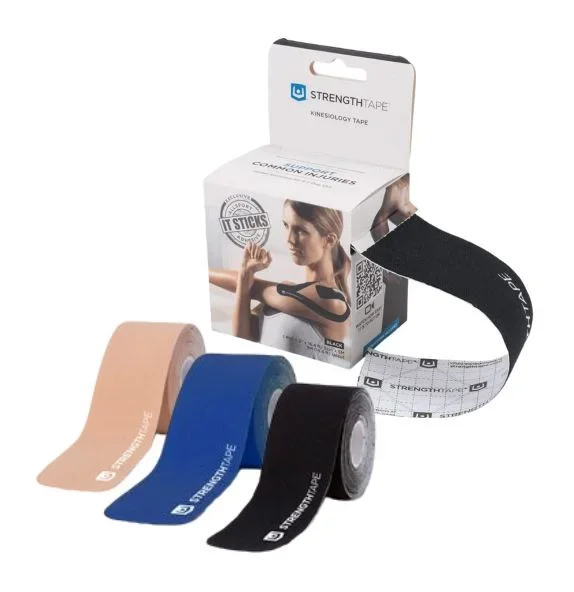 StrengthTape Kinesiology Tape – Precut 5 Meter Rolls