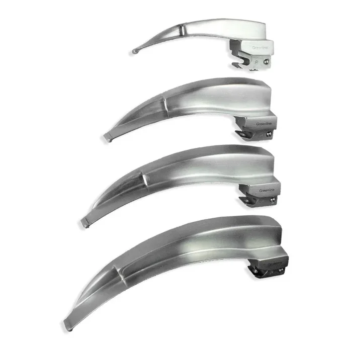 Sun Med GreenLine Laryngoscope Blade Macintosh German Size 13 Strong Curve Medium Adult – 5-5272-13