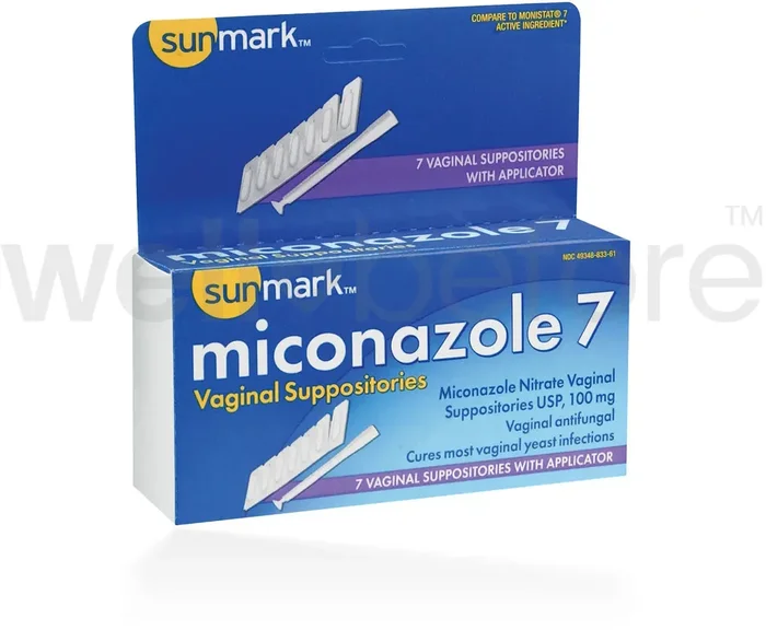 sunmark Miconazole 7 Vaginal Suppositories