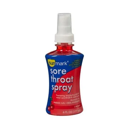 Sunmark Sore Throat Relief 1.4% Strength Oral Spray 6 oz.
