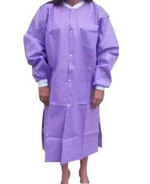Sunrise Industries Lab Coat Purple 2X-Large Long Sleeves Knee Length – 3600-3702XL