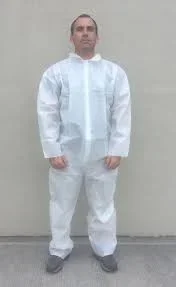 Sunrise Industries SunSoft Coverall Large White Disposable – T12120P-LG