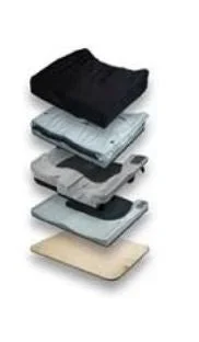 Sunrise Medical JAY J2 Deep Contour Seat Cushion 18 W X 16 D X 4-1/2 Inch Foam / Fluid – 2486