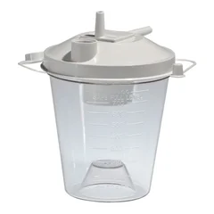Sunset Healthcare Suction Canister 800 mL Float Valve Shut-Off Lid, 1/EA