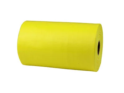 Sup-R Band Latex Free Exercise Band – 25 yard roll – Yellow – x-light – 10-6341